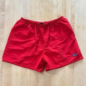 VTG Patagonia Men's Size 32 Baggies Red Swim Shorts Lined